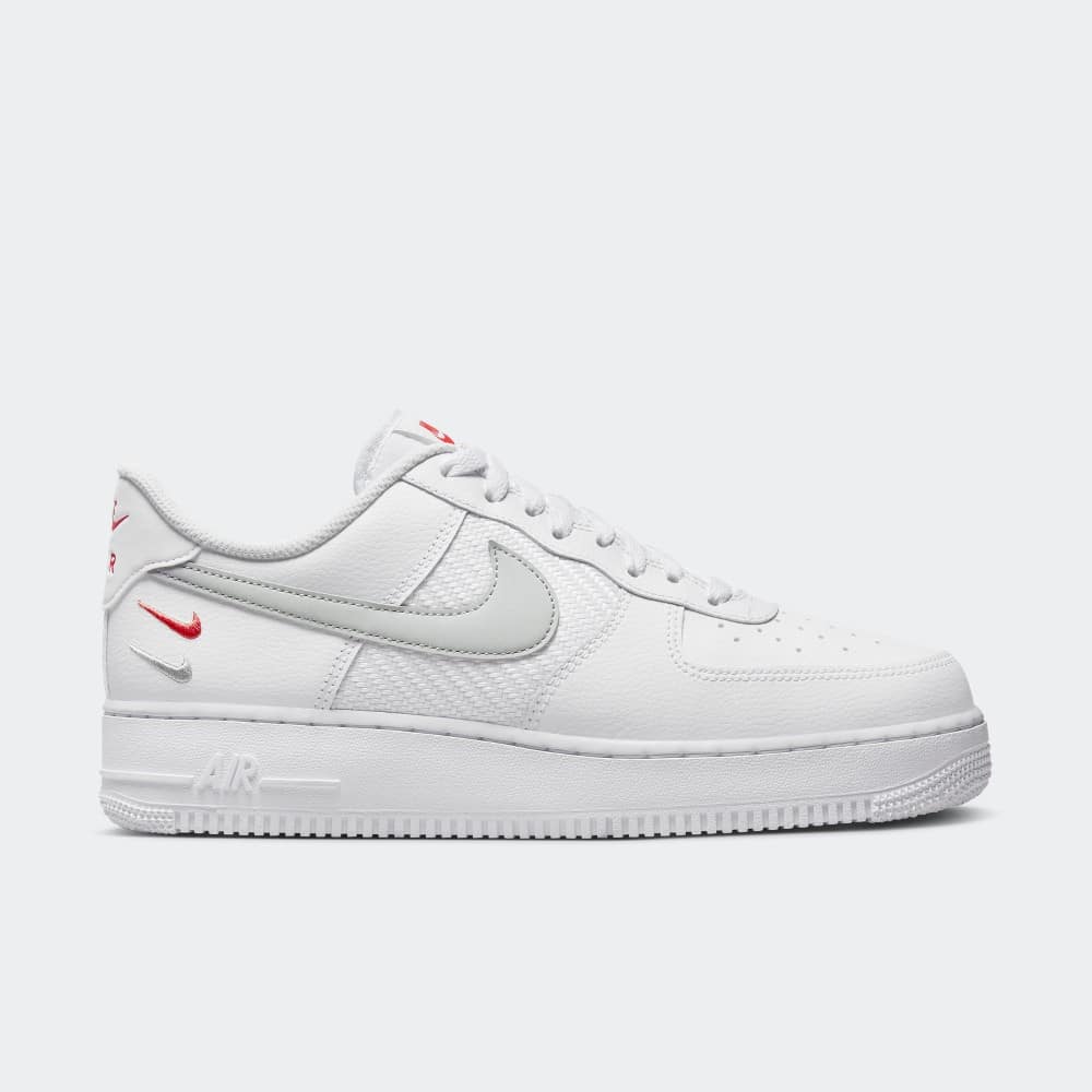 white air force 1 with black swoosh
